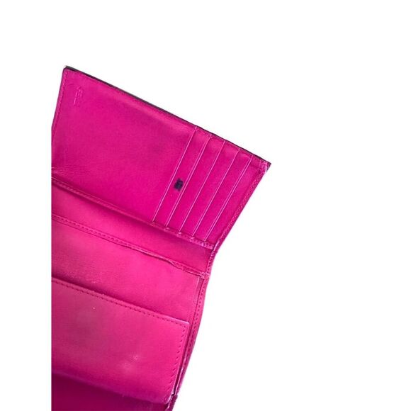 Fendi Women's Trifold Multicolor Geometric Leather Wallet One Size - Picture 9 of 10